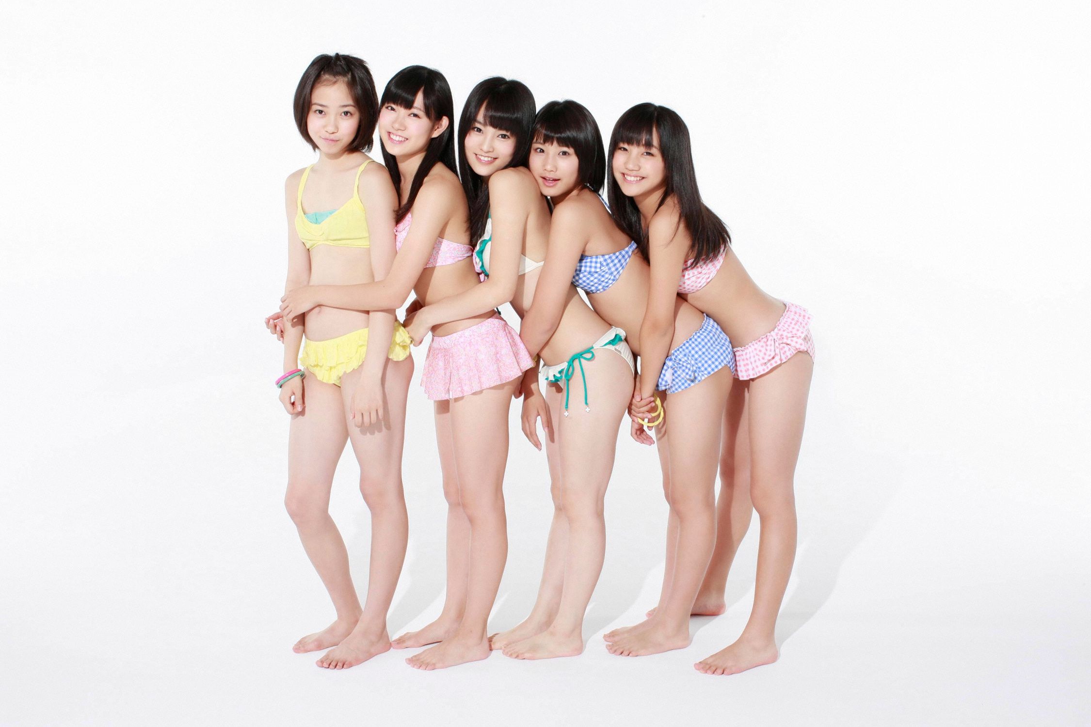 Asian women swim suit models