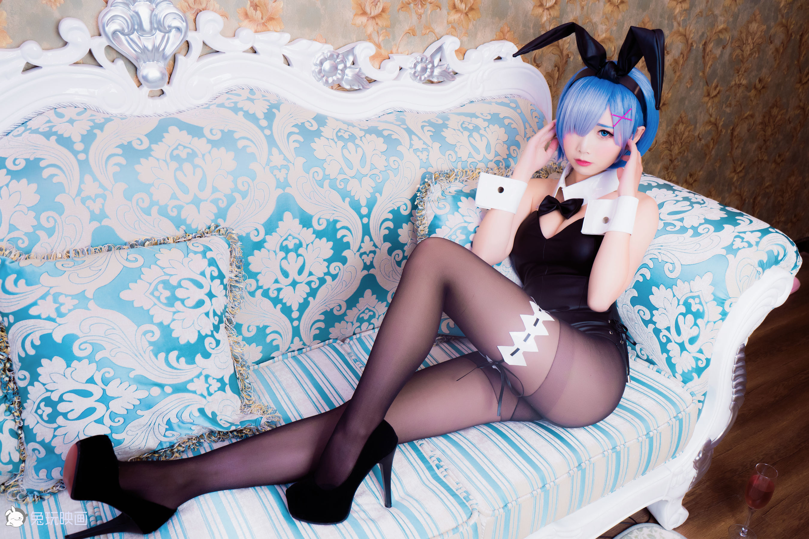 Bunny suit cosplay teen snapchat compilations