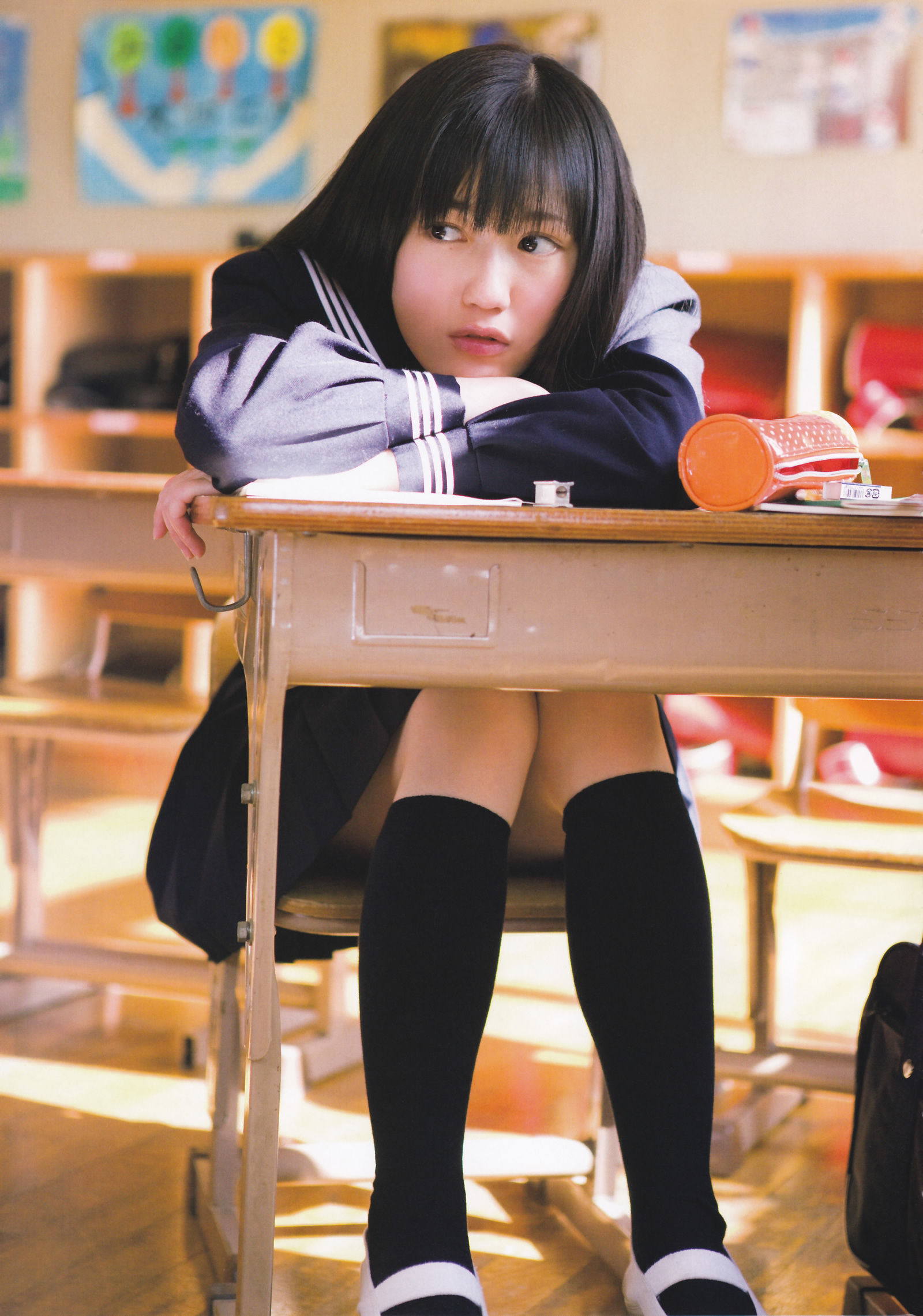 Японская школьница трусы