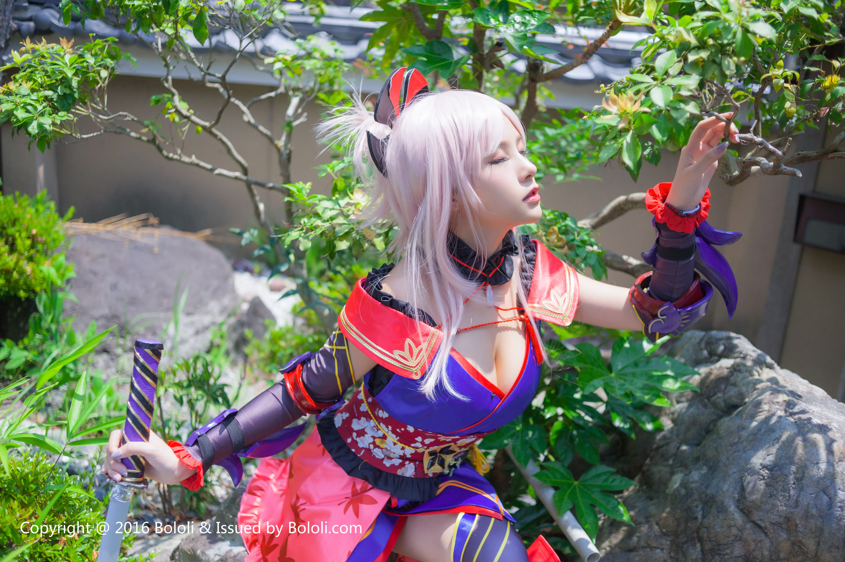 Болол. Miyamoto Musashi Fate Cosplay. Миямото Мусаси косплей. BOLOLI Xia Mei Jiang.